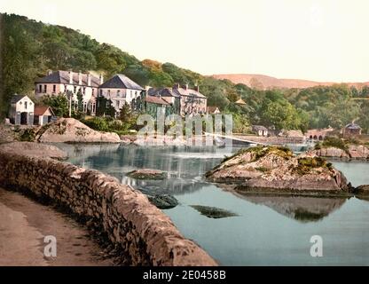 Eccles Hotel, Glengariff. Comté de Cork, Irlande, vers 1900 Banque D'Images