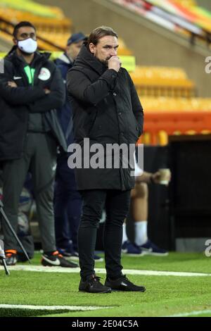 Norwich, Royaume-Uni. 29 décembre 2020. Norwich Head Coach Daniel Farke pendant le match du championnat Sky Bet à Carrow Road, Norwich photo par Paul Chesterton/Focus Images/Sipa USA 29/12/2020 crédit: SIPA USA/Alay Live News Banque D'Images