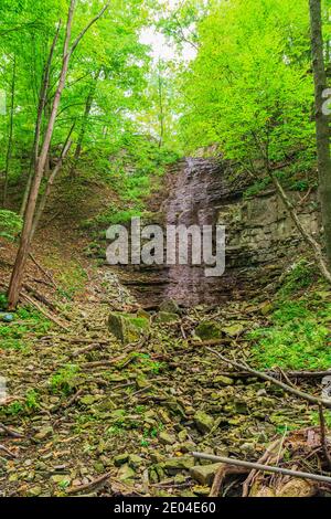 Princess Waterfalls Niagara escarpement Chedoke Radial Trail Hamilton Ontario Canada Banque D'Images