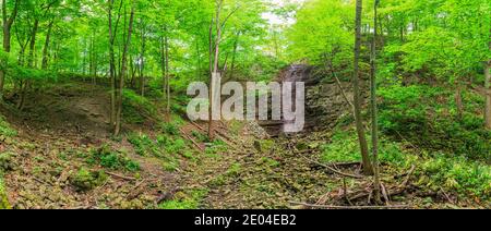 Princess Waterfalls Niagara escarpement Chedoke Radial Trail Hamilton Ontario Canada Banque D'Images