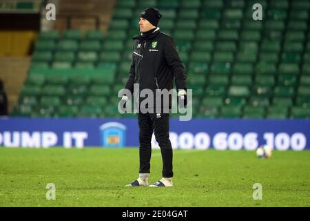 Norwich, Royaume-Uni. 29 décembre 2020. Michael McGovern de Norwich à la fin du match du championnat Sky Bet à Carrow Road, Norwich photo de Paul Chesterton/Focus Images/Sipa USA 29/12/2020 crédit: SIPA USA/Alay Live News Banque D'Images