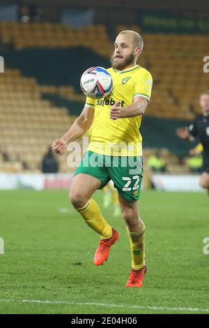 Norwich, Royaume-Uni. 29 décembre 2020. Teemu Pukki de Norwich en action pendant le match du championnat Sky Bet à Carrow Road, Norwich photo par Paul Chesterton/Focus Images/Sipa USA 29/12/2020 crédit: SIPA USA/Alay Live News Banque D'Images