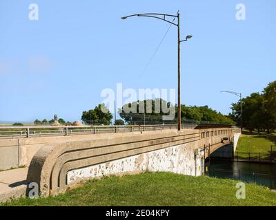 Pont Diversey Harbour Banque D'Images