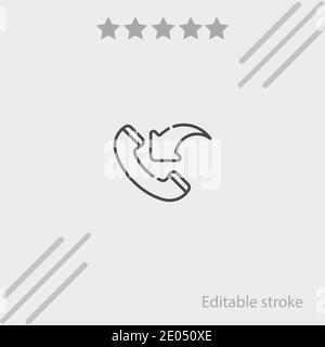 icône de vecteur entrant illustration moderne de vecteur simple Illustration de Vecteur