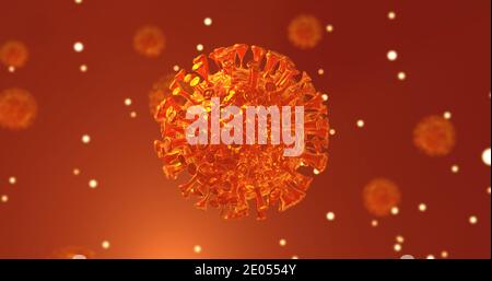 Illustrations du coronavirus Banque D'Images