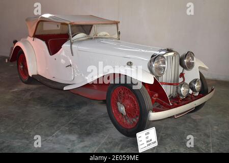 16 novembre 2020, Auto World Vintage car Museum. Ahmedabad, Gujarat, Inde. ACEDES, ANNÉE 1937, ANGLETERRE, SPORT TOURER Banque D'Images