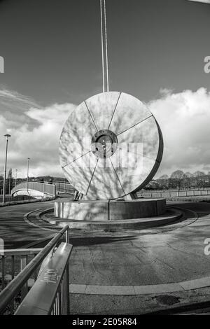 Passerelle de River exe Banque D'Images