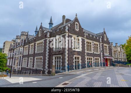 DUNEDIN, NOUVELLE-ZÉLANDE, 25 JANVIER 2020: Théâtre Allen Hill à l'Université d'Otago à Dunedin, Nouvelle-Zélande Banque D'Images