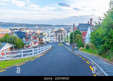 DUNEDIN, NOUVELLE-ZÉLANDE, 24 JANVIER 2020 : vue aérienne de Dunedin en Nouvelle-Zélande Banque D'Images