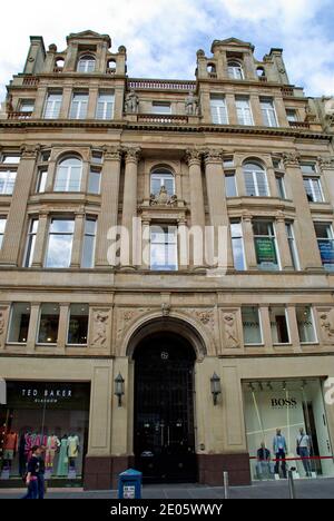 L'ancien bureau du Herald de Glasgow à Buchanan Street Banque D'Images