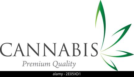 Cannabis feuille vecteur illustration icône dessin vecteur cannabis ou marijuana logo d'icône pour l'industrie médicale ou pharmaceutique Illustration de Vecteur