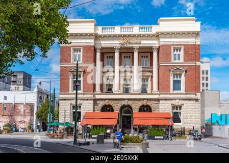 CHRISTCHURCH, NOUVELLE-ZÉLANDE, 21 JANVIER 2020 : hôtel du patrimoine de Christchurch, Nouvelle-Zélande Banque D'Images