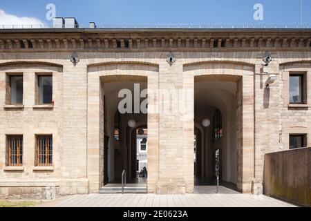 Musée Ludwig Galerie, ancienne caserne VI, Saarlouis, Sarre, Allemagne Banque D'Images