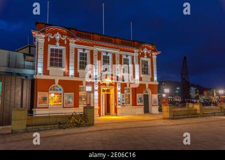 WELLINGTON, NOUVELLE-ZÉLANDE, 8 FÉVRIER 2020 : vers le théâtre à Wellington, Nouvelle-Zélande Banque D'Images