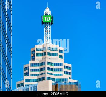 La tour TD Canada Trust à Brookfield place, Toronto, Canada Banque D'Images