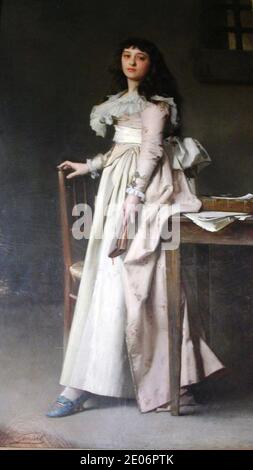Le dernier Jour de Madame Roland, Jules-Adolphe Goupil, 1880. Banque D'Images