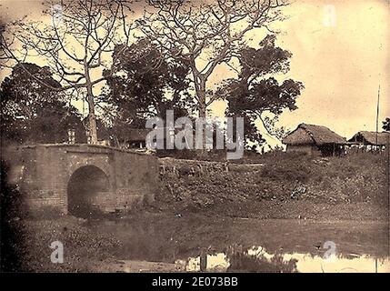 Le pont de papier 1884-85. Banque D'Images