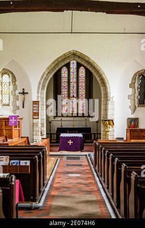 Église Saint-Pierre et Saint-Paul, High Street, Farningham, Kent Banque D'Images