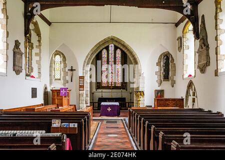 Église Saint-Pierre et Saint-Paul, High Street, Farningham, Kent Banque D'Images