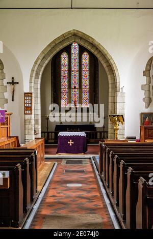 Église Saint-Pierre et Saint-Paul, High Street, Farningham, Kent Banque D'Images