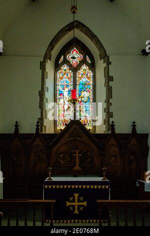 Église paroissiale de St Edmund King et Martyr, Fawkham Road, West Kingsdown, Kent Banque D'Images