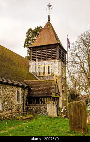 Église Sainte-Marie-Madeleine, chemin main, Longfield, Kent Banque D'Images