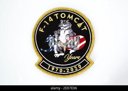 F-14 Patch du 50e anniversaire de Tomcat Banque D'Images