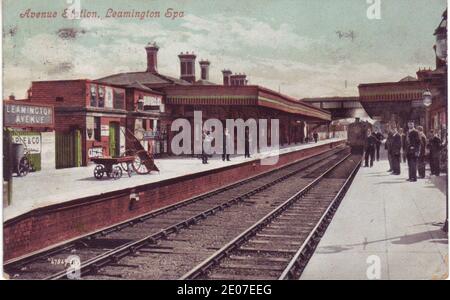 Station Leamington Spa Avenue. Banque D'Images