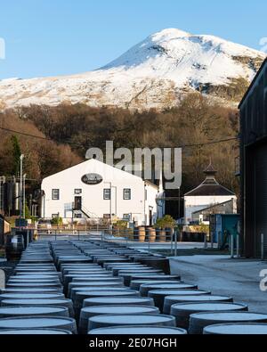 Distillerie Glengoyne, Dumgoyne, Stirlingshire, Écosse, Royaume-Uni Banque D'Images