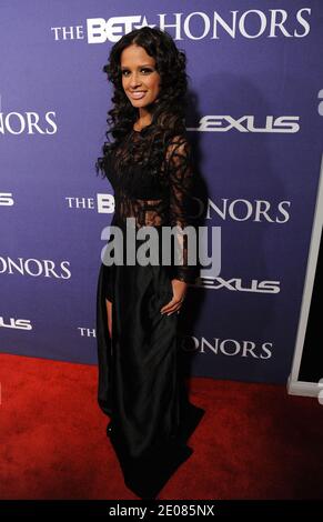 Rocsi participe au PARI honore le tapis rouge à Washington, DC, USA, le 14 janvier 2012. Photo par Olivier Douliery/ABACAPRESS.COM Banque D'Images