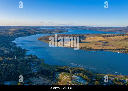 Vallée de la rivière Tamar en Tasmanie, Australie Banque D'Images