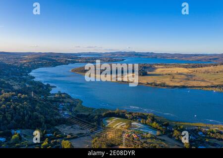 Vallée de la rivière Tamar en Tasmanie, Australie Banque D'Images