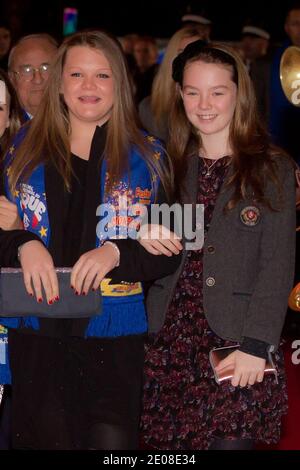 Camille Gottlieb, la fille de la princesse Stephanie, et la princesse Caroline, la fille de Hanovre, la princesse Alexandra, assistaient à l'ouverture du 36e Festival international du Cirque de Monte-Carlo à Monte-Carlo, Monaco, le 20 janvier 2012. Photo de Frederic Nebinger/Pool/ABACAPRESS.COM Banque D'Images