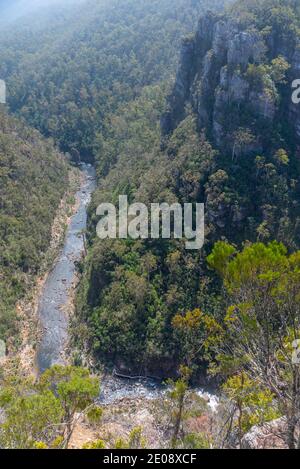 Réserve d'État d'Alum Cliffs en Tasmanie, Australie Banque D'Images