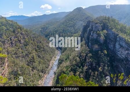 Réserve d'État d'Alum Cliffs en Tasmanie, Australie Banque D'Images