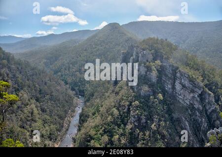 Réserve d'État d'Alum Cliffs en Tasmanie, Australie Banque D'Images