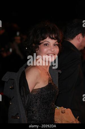 Isabelle Mergault arrivée à la 13e cérémonie des NRJ Music Awards qui s'est tenue au Palais des Festivals à Cannes, France, le 28 janvier 2012. Photo de Gorassini-Guignebourg/ABACAPRESS.COM? Banque D'Images