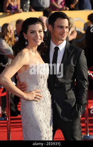 Julianna Margulies et Keith Lieberthal ont assisté à la 18e édition des prix annuels de la Screen Actors Guild (SAG), qui a eu lieu au Shrine Auditorium de Los Angeles, en Californie, le 29 janvier 2012. Photo de Lionel Hahn/ABACAPRESS.COM Banque D'Images