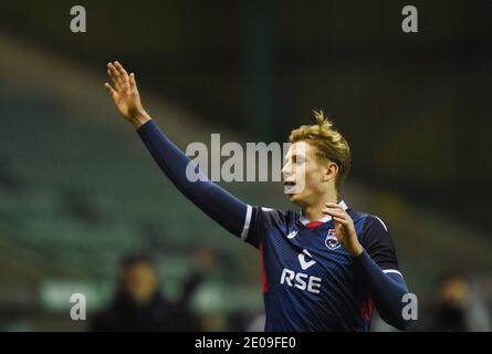 Easter Road Stadium Édimbourg. Scotland.UK .30th December-20 Scottish Premiership Match Hibernian vs Ross County Ross County Oli Shaw buteur de 2ème but contre son ancien club Hibernian crédit: eric mccowat/Alay Live News Banque D'Images