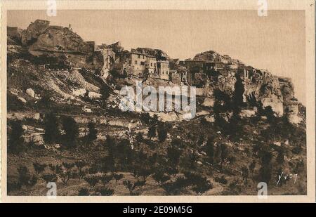 Les Baux-de-Provence-FR-13-vers 1930-CPA-08 1. Banque D'Images