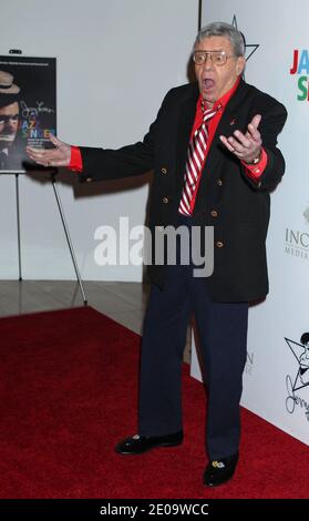 Jerry Lewis, célébrant Jerry Lewis, plus de 60 ans dans le salon des affaires tenu au Paley Center for Media à Beverly Hills, CA, Etats-Unis. 7 février 2012. (Photo : Jerry Lewis). Photo de Baxter/ABACAPRESS.COM Banque D'Images