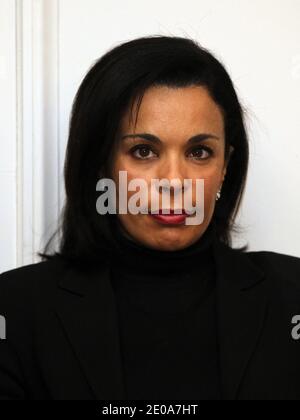 Président de l'ACSE, secrétaire national de l'UMP et candidat à l'élection générale (8e district) Salima SAA est pictured Roubaix, le Nord de la France le 9 février 2012 photo Jean-Yves Bonvarlet/ABACAPRESS.COM Banque D'Images