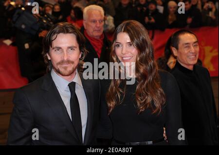 L'acteur britannique Christian Bale et sa femme Sandra Blazic assistent à la première « les fleurs de la guerre » du 62e Festival international du film de Berlin, à Berlin, en Allemagne, du 13 au 24 février 2012. La 62e Berlinale a lieu du 09 au 19 février. Photo d'Aurore Marechal/ABACAPRESS.COM Banque D'Images