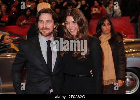 L'acteur britannique Christian Bale et sa femme Sandra Blazic assistent à la première « les fleurs de la guerre » du 62e Festival international du film de Berlin, à Berlin, en Allemagne, du 13 au 24 février 2012. La 62e Berlinale a lieu du 09 au 19 février. Photo d'Aurore Marechal/ABACAPRESS.COM Banque D'Images