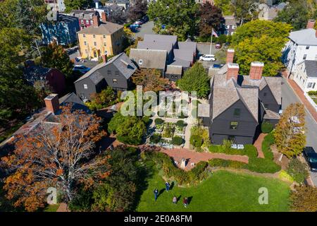 La Maison des sept Gables, Salem, ma, États-Unis Banque D'Images