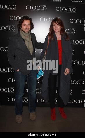Frédéric Diefenthal et Gwendoline Hamon assistent à la première 'Cloclo' qui s'est tenue au théâtre Gaumont Marignan à Paris, en France, le 5 mars 2012. Photo de Denis Guignebourg/ABACAPRESS.COM Banque D'Images