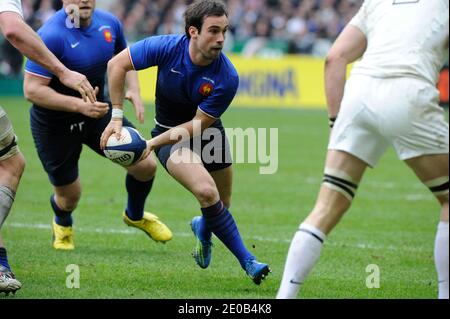 Morgan Parra en France lors du tournoi de rugby RBS 6 Nations , France contre Angleterre, à Saint-Denis, France, le 11 mars 2012. L'Angleterre a gagné 24-22. Photo de Henri Szwarc/ABACAPRESS.COM Banque D'Images