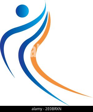 Personnes soins succès santé vie modèle de logo icônes Communauté gens logo et symboles de soins modèle amour de soins de famille logo et symboles Illustration de Vecteur