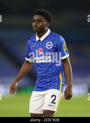 Photo du dossier datée du 06-11-2020, de Brighton et de Hove Albion's Tariq Lamptey. Banque D'Images