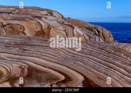 Vagues de rochers de Bouddi Banque D'Images